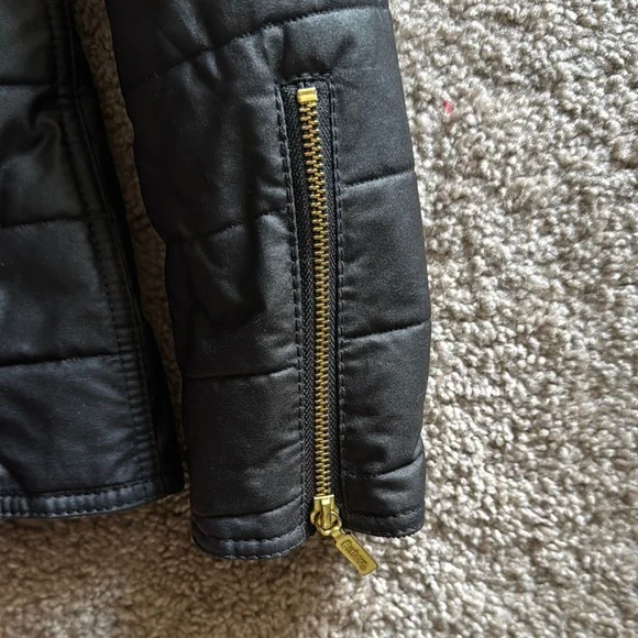 Barbour Black Utility Jacket Waxed Finish - Picture 4 of 9